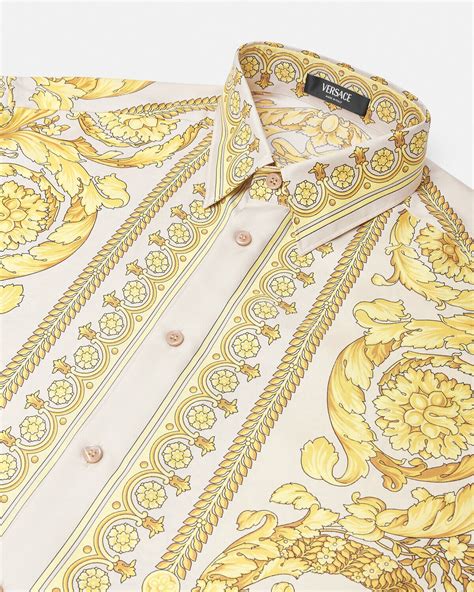 versace signature dea silk shirt|Versace Barocco.